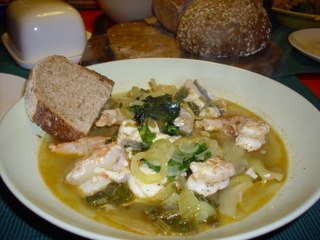 Soup with Fishworks fish