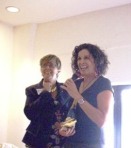 Jill Dupliex accepting her award