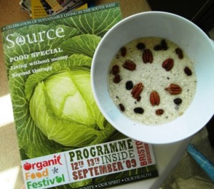 Hemp porridge and The Source (small)