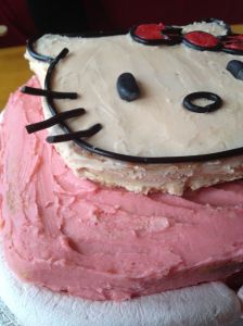 Side-view of Hello Kitty