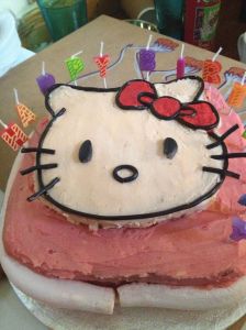 Hello Kitty cake