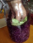 Making sauerkraut