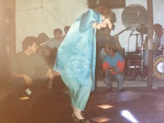 Fay Winkler dancing Greek dancing